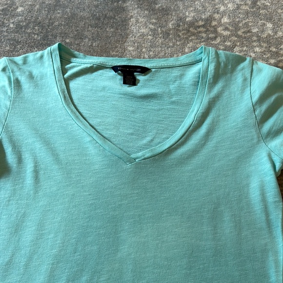 TOMMY HILFIGER WOMANS AQUA T SHIRT SIZE XS/P - Picture 4 of 8